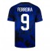 Förenta staterna Jesus Ferreira #9 Borta matchtröja VM 2022 Kortärmad Billigt